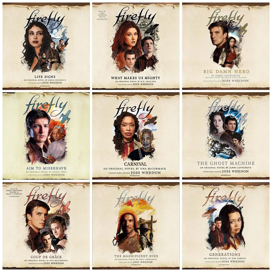 FIREFLY Audiobook Collection - *Exclusive* 9 series digital download - Josh Whedon/ Serenity/ Sci-fi My Store