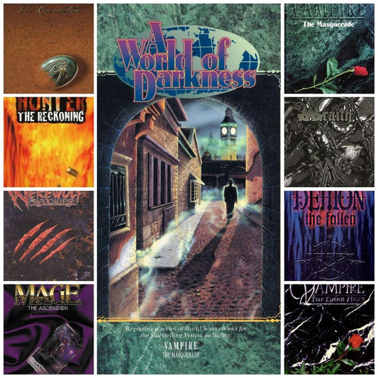 Classic: World of Darkness Games System Digital PDF Bundle - 11+ GB of Lore from Vampire the Masquerade/ Werewolf the Apocalypse