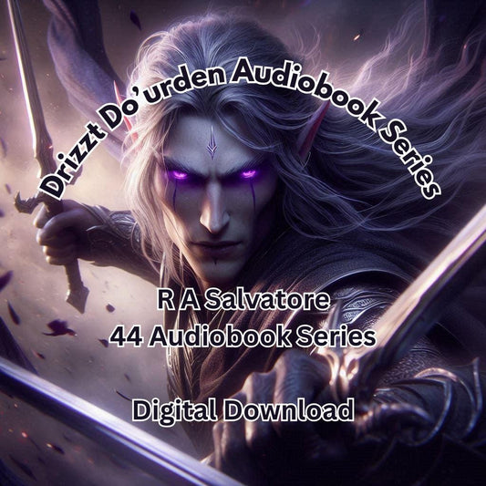 Drizzt Do'Urden Digital 44 Audiobook Collection - Forgotten Realms/ R A Salvatore