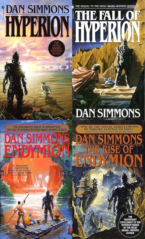 Hyperion - 4 Audiobook Series - Digital Download - Dan Simmons Epic Science Fiction Classic