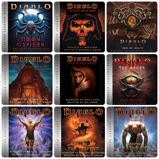 Diablo Collection - 9 Digital Audiobooks - Diablo Franchise/ Blizzard