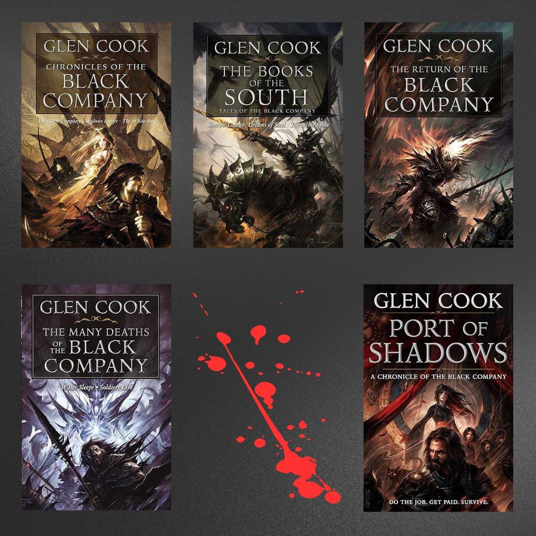 The Black Company Series - 11 Audiobooks- Glen Cook/ Grimdark/ Fantasy
