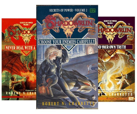 Shadowrun Trilogy - Secrets of Power Audiobook Collection- Robert N. Charrette Cyberpunk/ Magic/ Hacking/ Rigger/ Mercenary